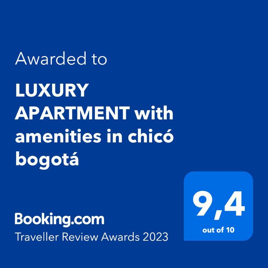 Luxury Apartment With Amenities In Chico Богота Экстерьер фото